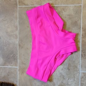 Cleo the Hurricane Hot Pants Neon Pink Size Small